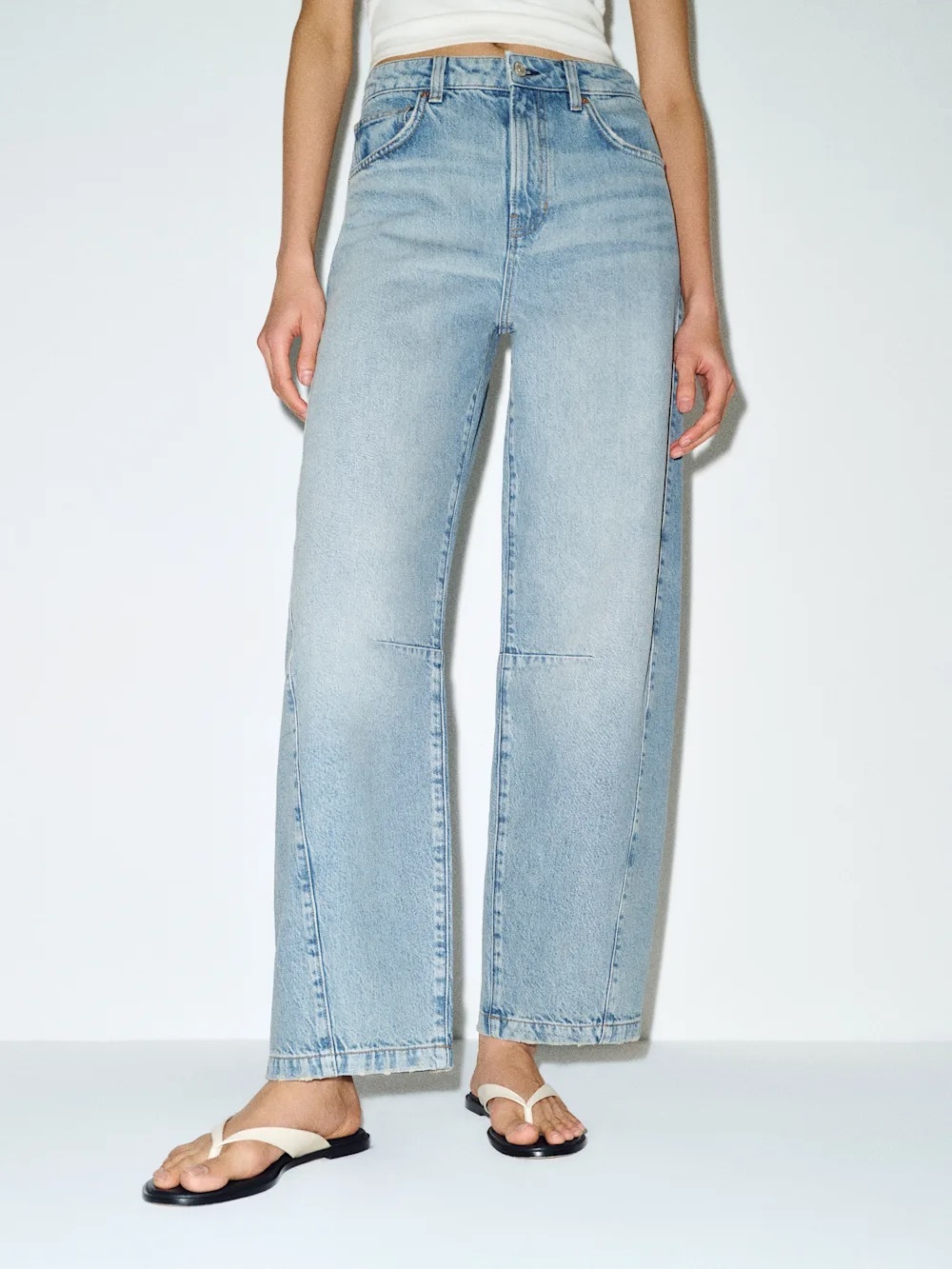 Reformation Tyler Mid Rise Barrel Jeans